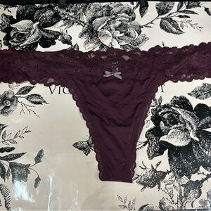 NWOT Aerie Thong Panty SIZE L